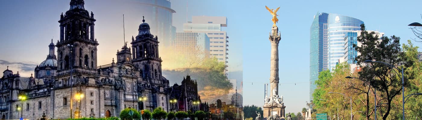 Ciudad de México: Catedral Metropolitana y Ángel de la Independencia